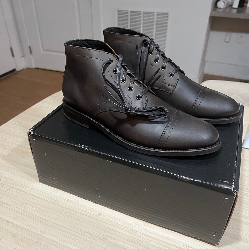 NWT Thursdays Boots Tobacco Cadet boot size 11